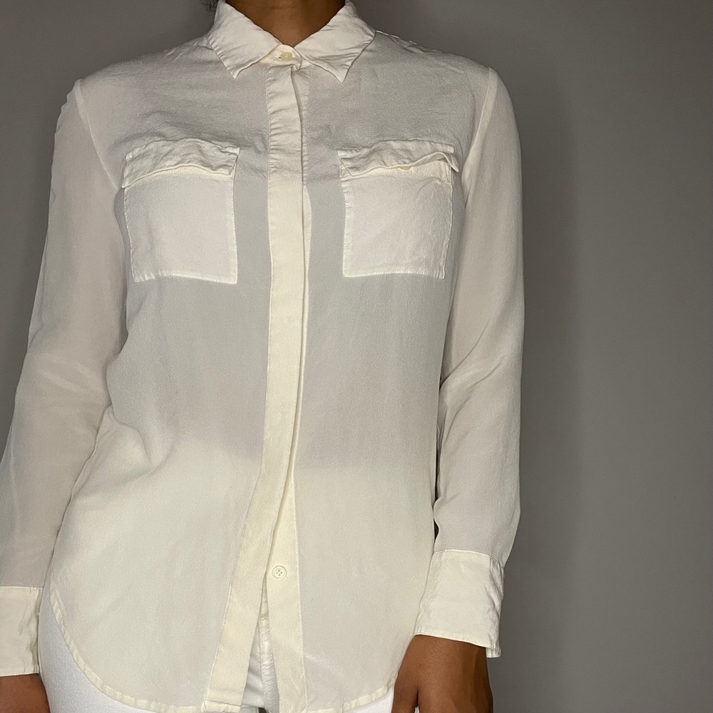 Silk Button Down with pockets by Madewell